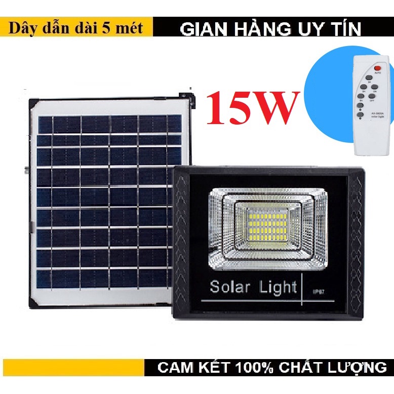 Đèn năng lượng mặt trời 15w