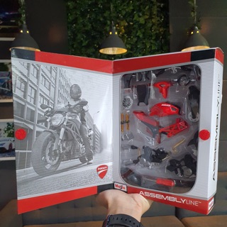Bộ Kit lắp ráp Mô Hình Xe Ducati Monster 696 1:12 Maisto