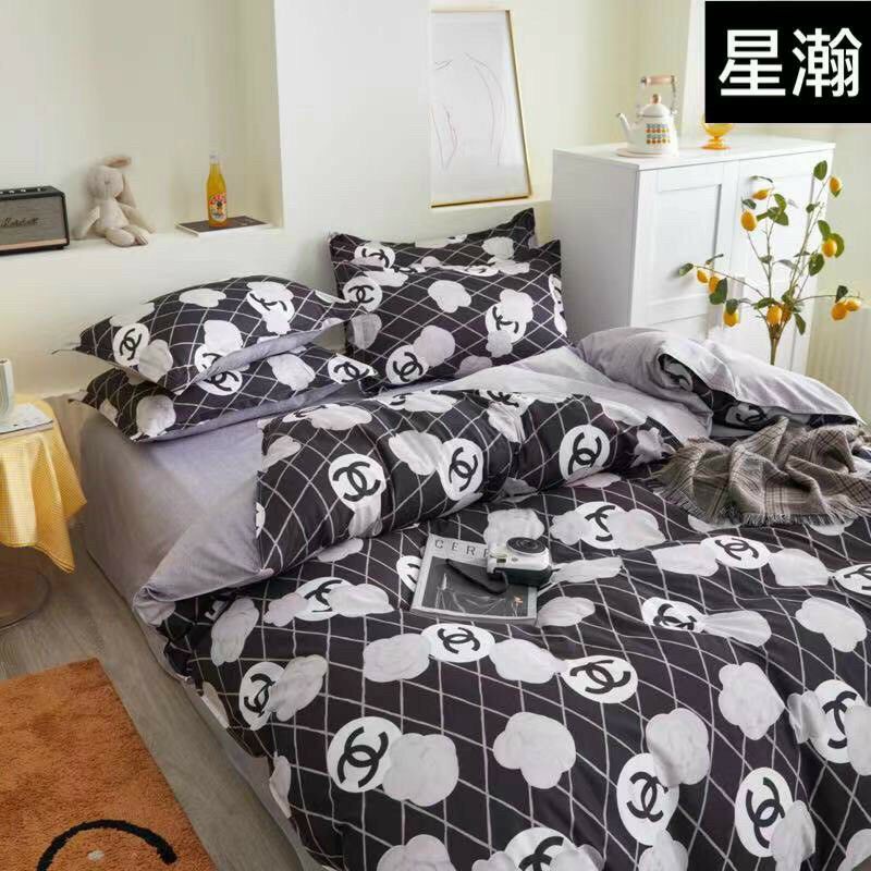 Bộ chăn ga gối cotton poly Thương Hiệu