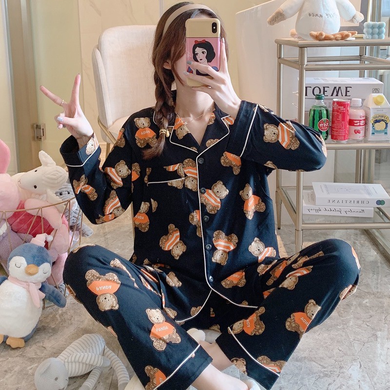 Bộ Bầu Dài Tay Sau Sinh Ở Cữ-SAQ113 moschino