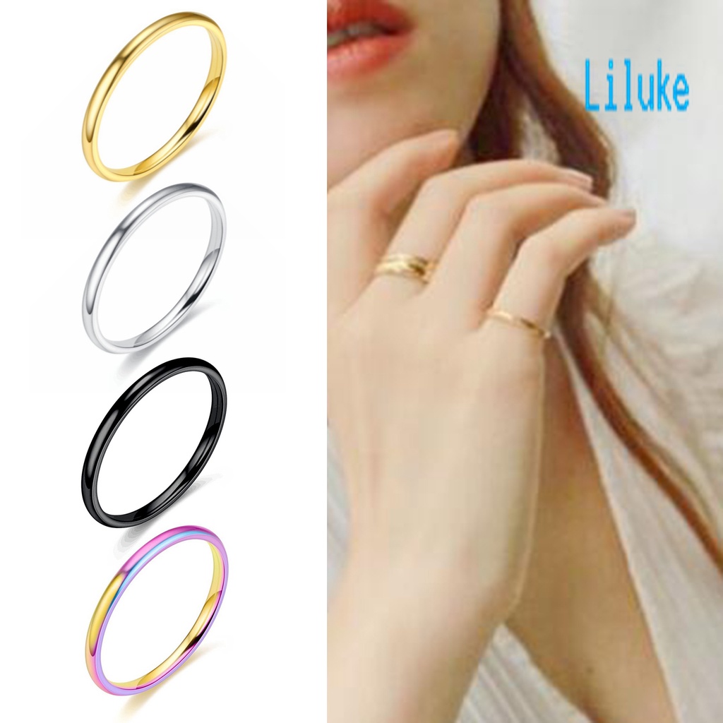 Nhẫn Đeo Ngón Tay Thiết Kế Đơn Giản Thanh Lịch Cho Nữ