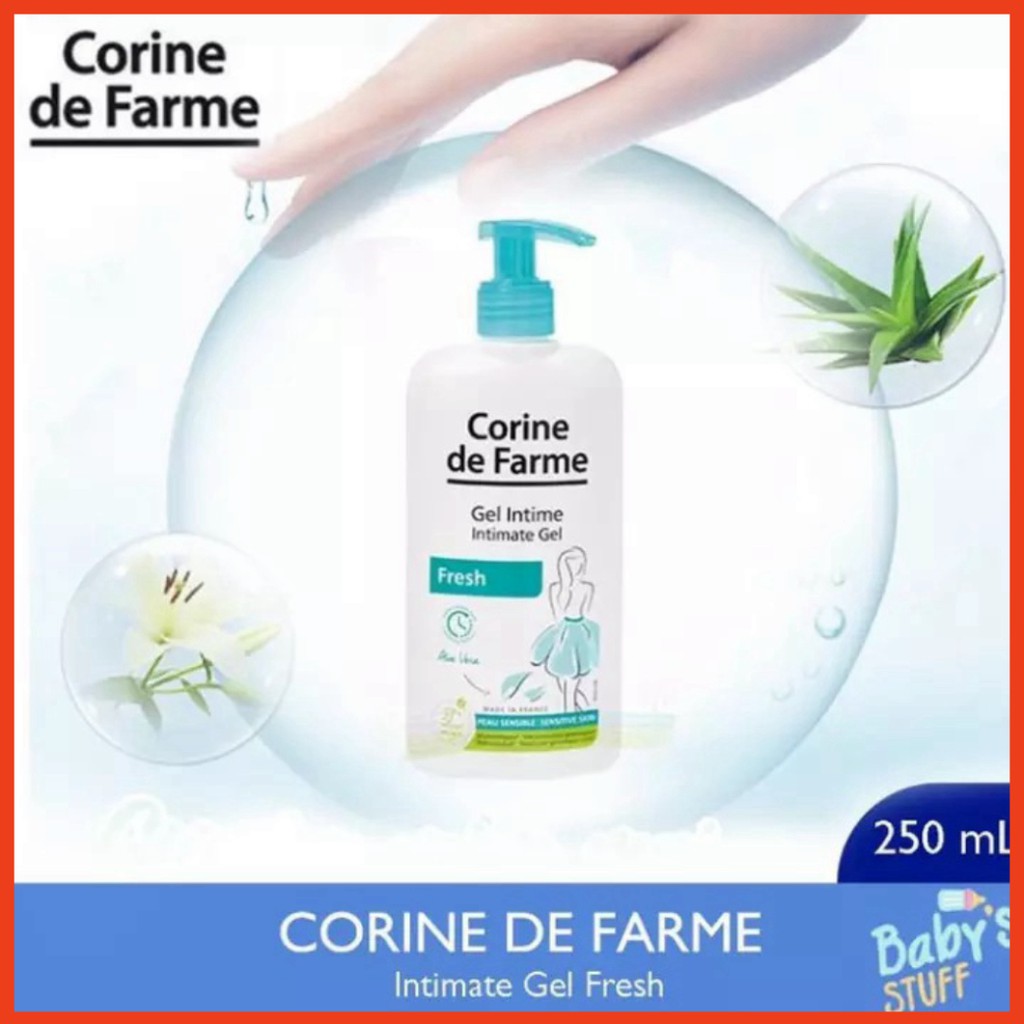 [CHÍNH HÃNG] Corine De Farme Gel Làm Sạch Nhẹ Nhàng Và Loại Bỏ Mùi Ở Cơ Quan Sinh Dục Ngoài Intinate Gel Fresh 250ml