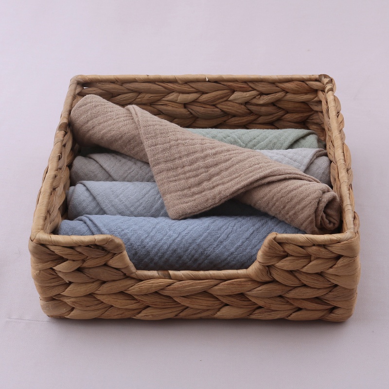 ✿ Set 5 Yếm Ăn Cotton Mềm Mại Hình Vuông Dành Cho Các Bé