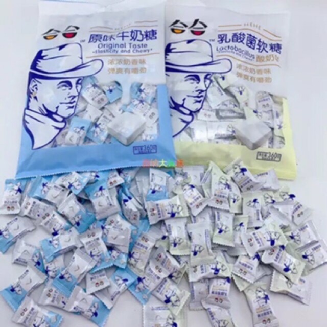 [Mã 77FMCGSALE1 giảm 10% đơn 250K] Kẹo sữa chua dẻo ông già cao bồi Đài Loan | BigBuy360 - bigbuy360.vn
