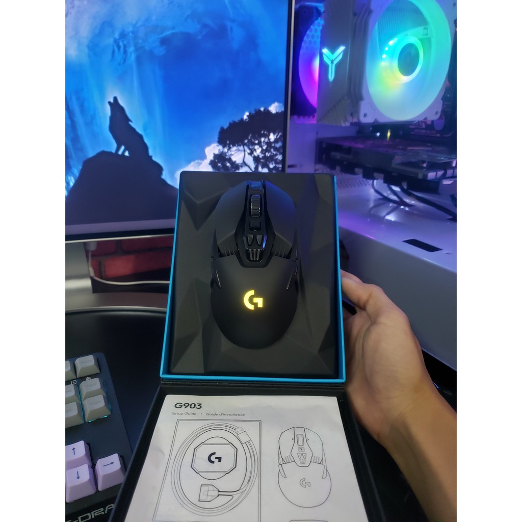 Chuột chơi game Logitech G903 Hero Lightspeed