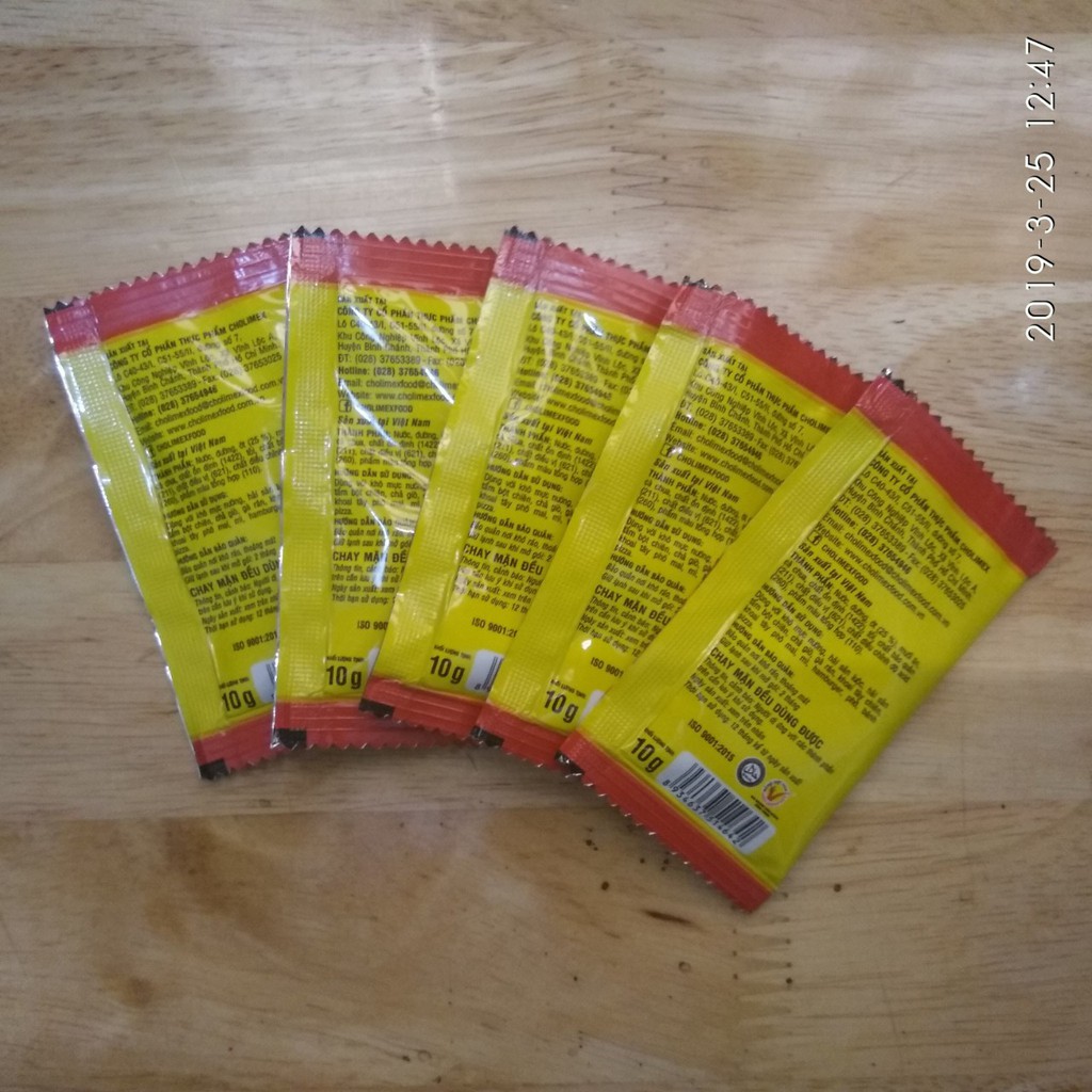 Tương ớt Cholimex - Tương cà Cholimex (50gói*10g)