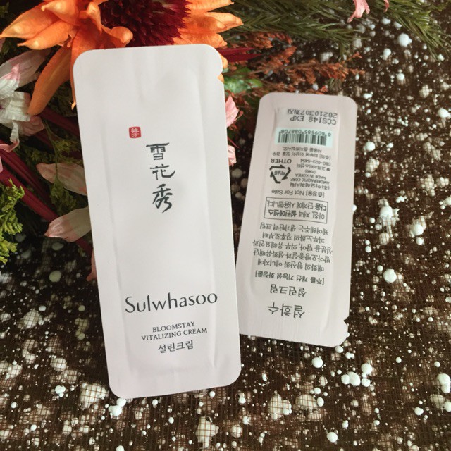 Combo 10 gói kem dưỡng hoa mơ mới Sulwhasoo Bloomstay Vitalizing Cream