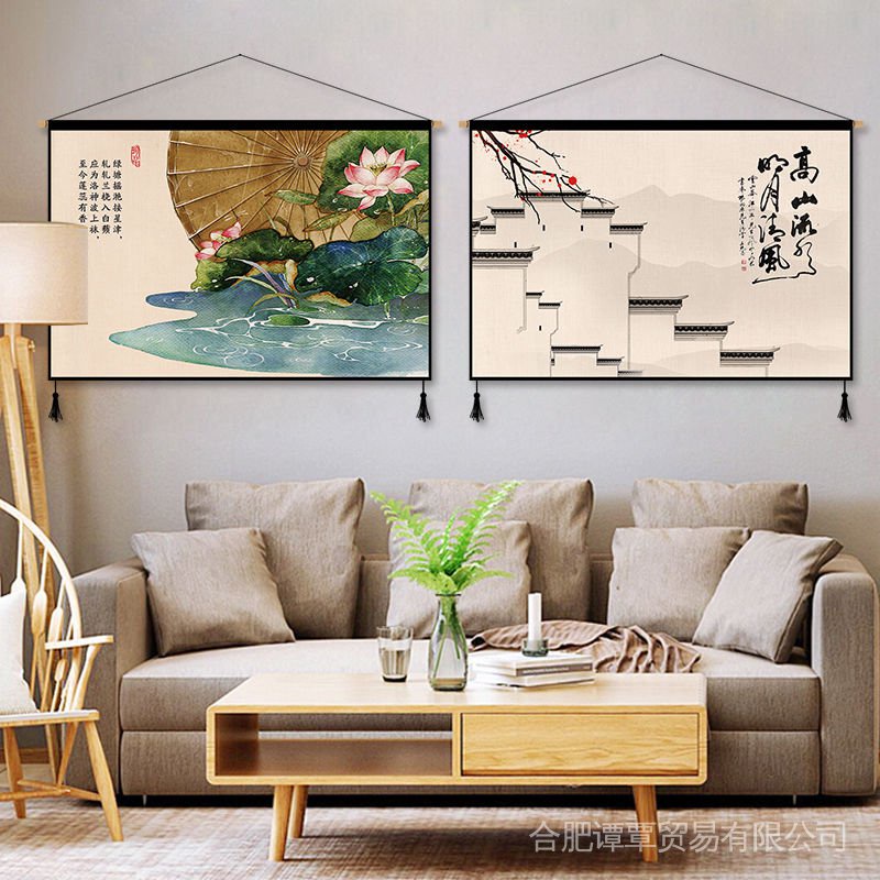 Tranh Vải Bạt Treo Tường Trang Trí Phong Cách Hiện Đại