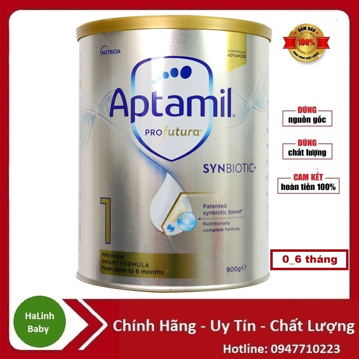 [Mẫu mới] Sữa Aptamil Profutura úc số 1-2-3-4 900g (Date mới nhất)