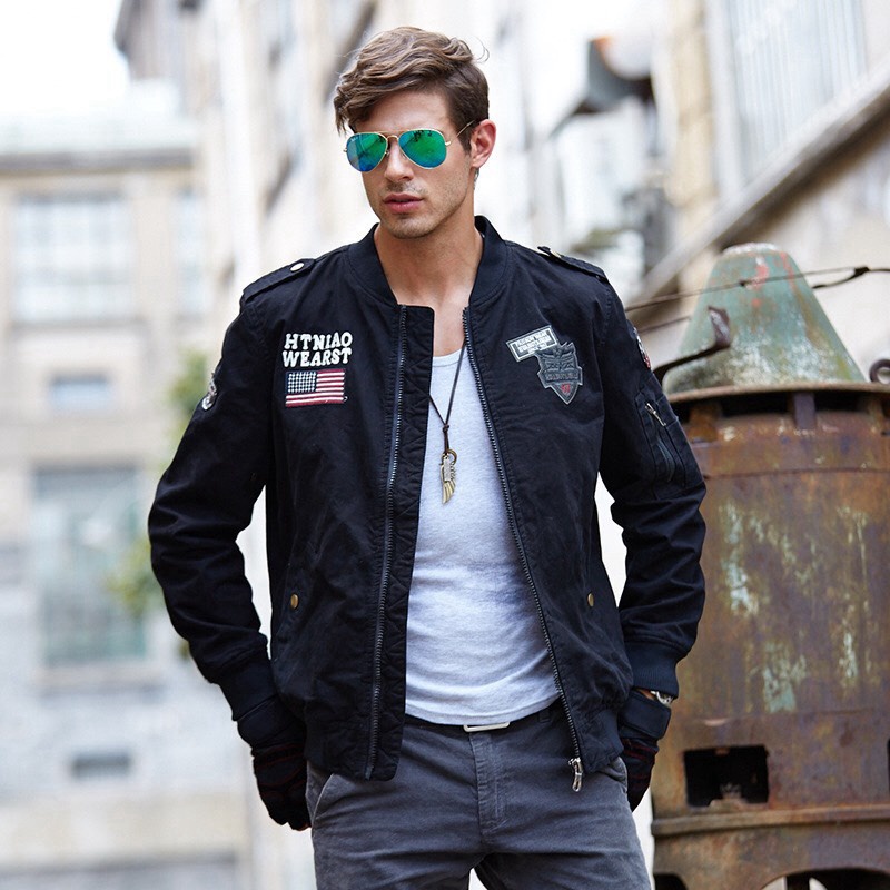 Áo khoác kaki nam 2 lớp logo thêu cực xịn , bao đẹp sang trọng phong độ cho ae THỜI TRANG KOKO MI