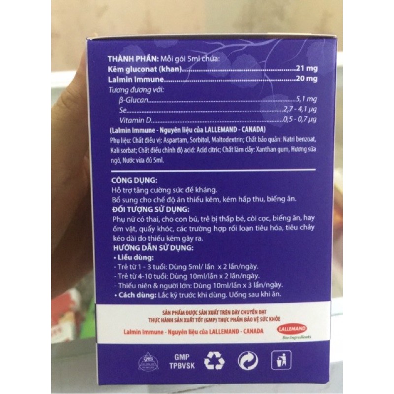 Bổ xung kẽm 3bimin Zinkids