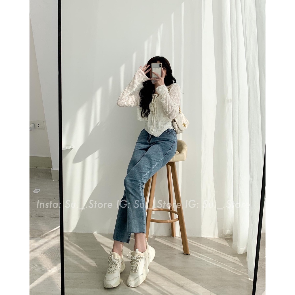Set áo 2 dây vạt chéo kèm áo cardigan mỏng A2275 SUSTORE
