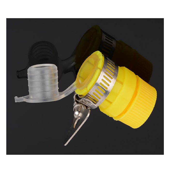 ĐẦU NỐI NHỰA TỐT VÒI NƯỚC 16mm - 21mm CÓ KHÓA CỔ DÊ RA NỐI ỐNG 16mm - 000767
