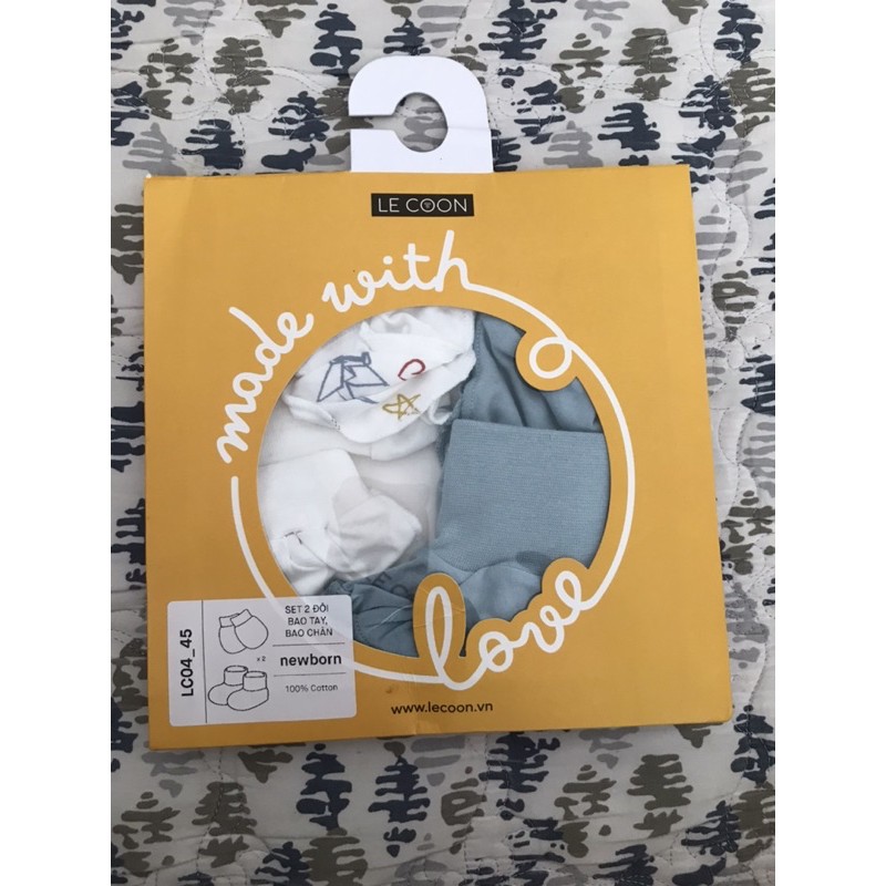 Se t đôi bao tay bao chân Le coon