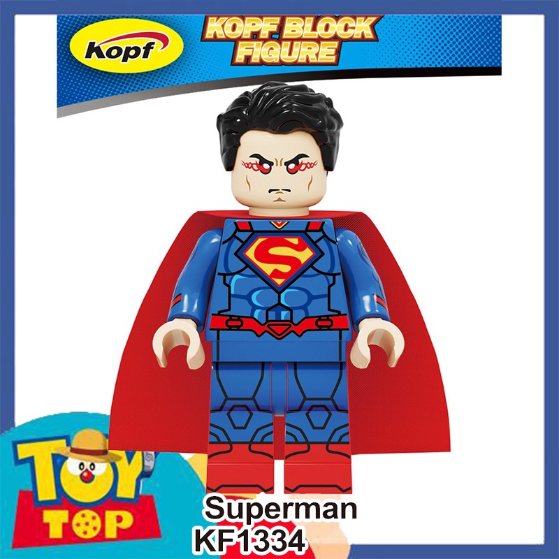 Đồ chơi lắp ráp mini nhân vật Batman người dơi Ironman người sắt Superman xếp hình Kopf KF6115