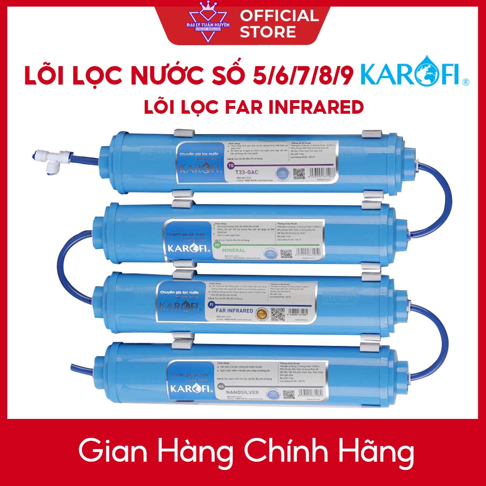 Lõi lọc nước Far infrared Karofi - Hồng Ngoại Xa - lõi chức năng số 5/6/78/9/10 dùng cho máy RO