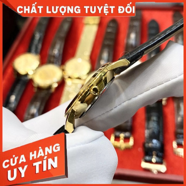 Đồng Hồ Nữ RoLex Sapphire R028 Mặt trơn 2 lịch Máy Pin Nhật chống xước Tuyệt đối