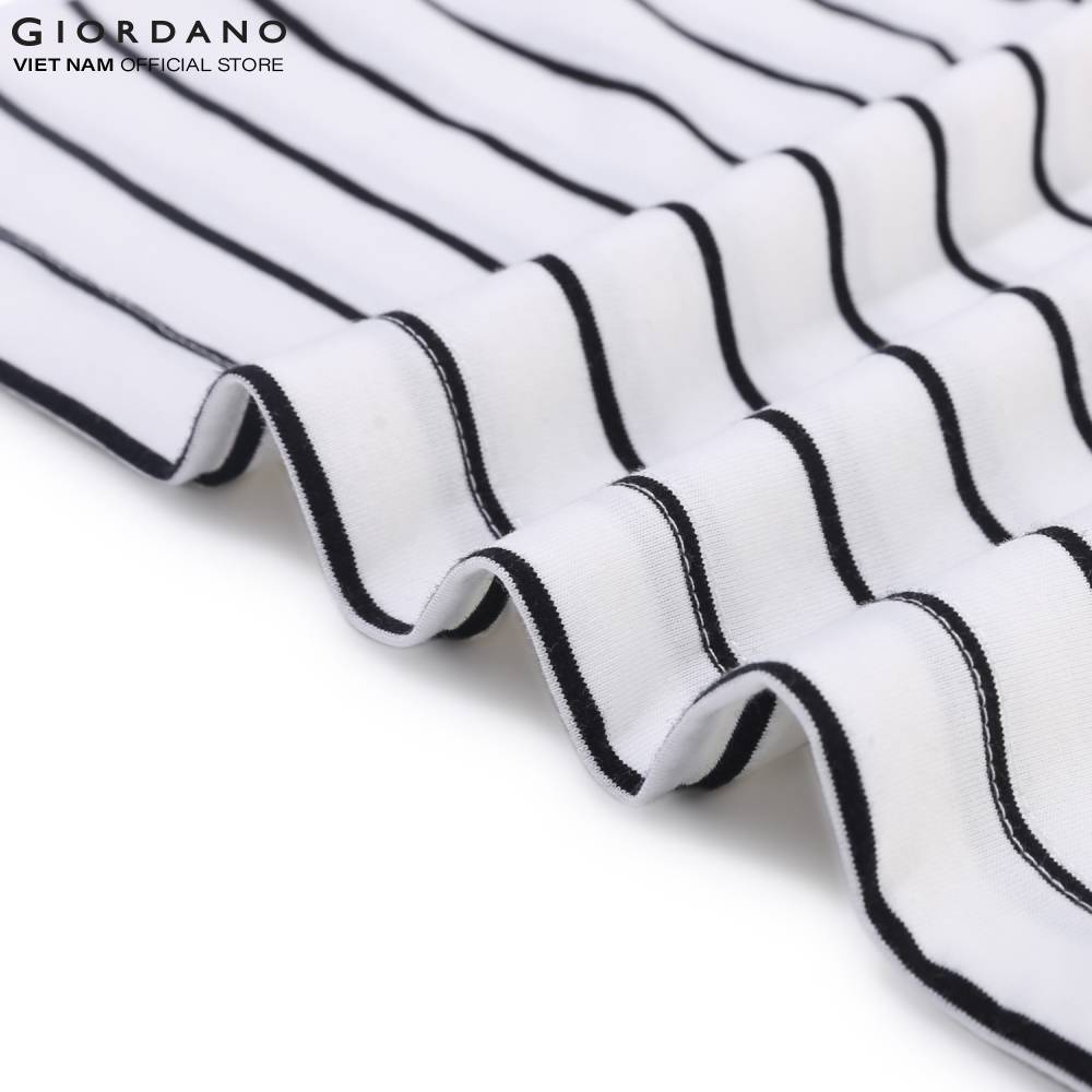 Áo Thun Nữ Ngắn Tay Trơn Giordano 05321246