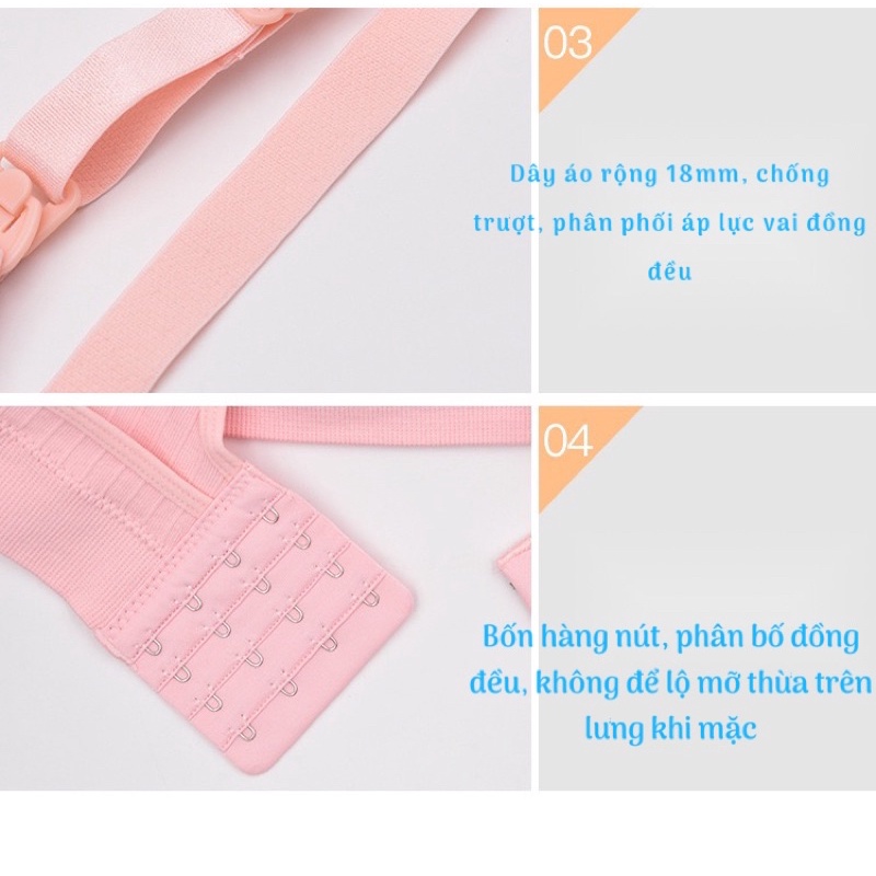 ÁO LÓT CHO BÀ BẦU, CHO CON BÚ KHÔNG GỌNG TIỆN LỢI THOẢI MÁI