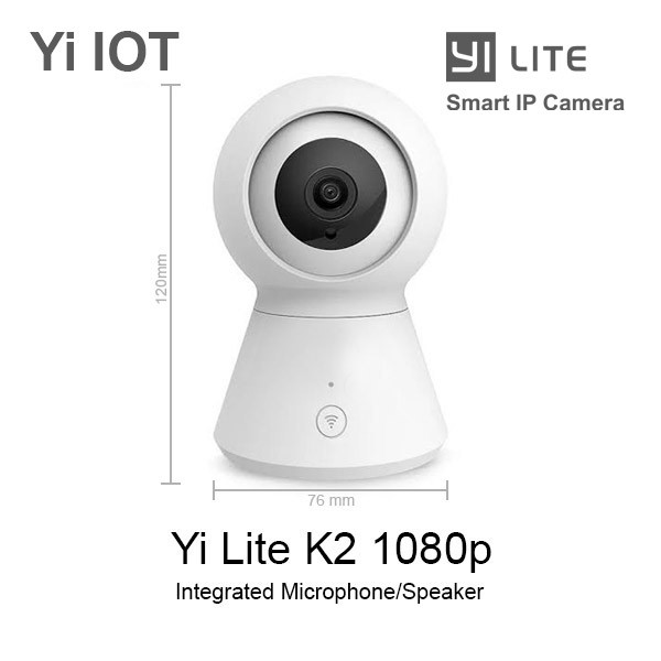 Camera Ip Wifi Yi Lite K2 Full Hd1080P Phiên Bản Quốc Tế