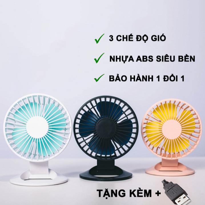 Quạt Để Bàn Mini - Quạt USB Mini - Quạt Văn Phòng QDB Q1