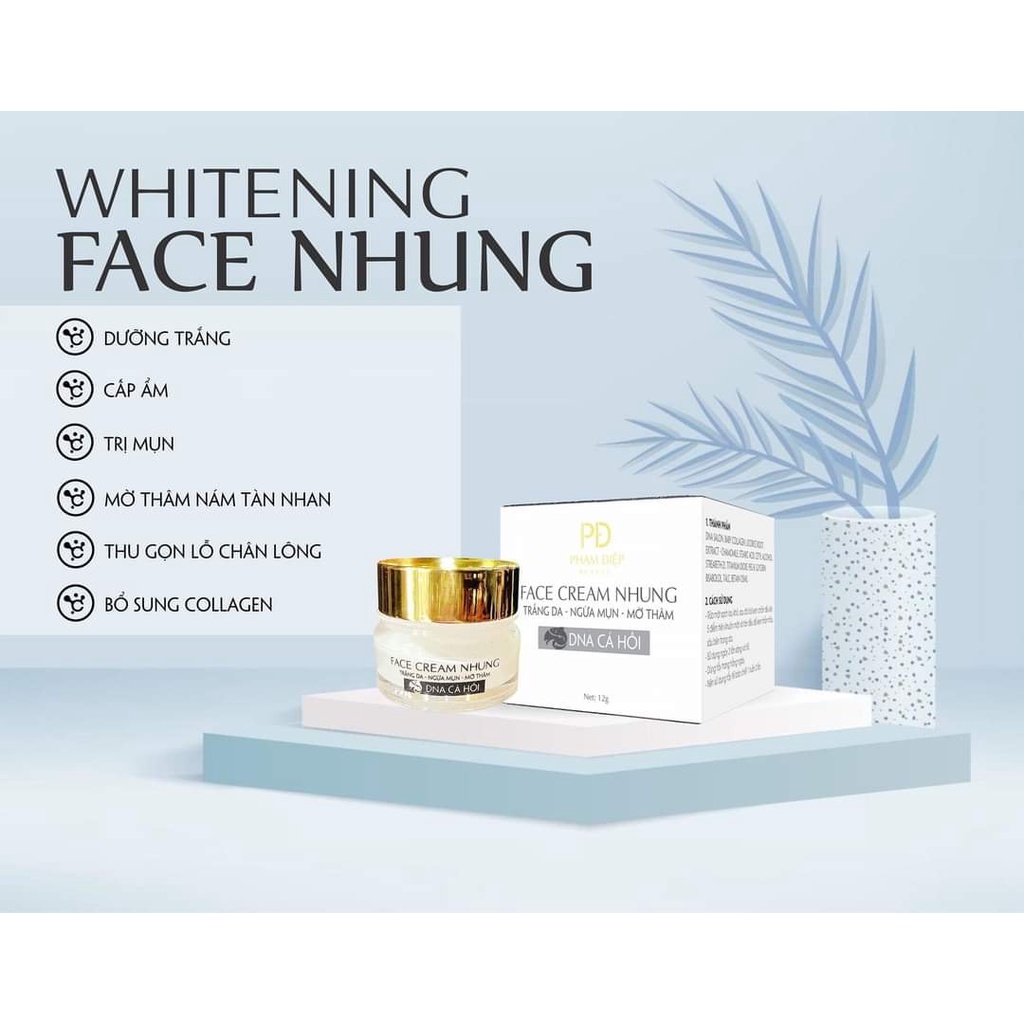 Kem Face Nhung Phạm Điệp Beauty, Giúp Sáng Da, Giảm Mụn Thâm