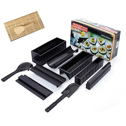 [FREESHIP] Bộ Dụng Cụ Làm Sushi 10 Món Chế Biến Món Sushi.