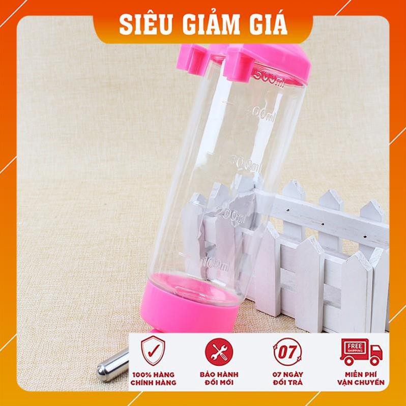 BÌNH NƯỚC TREO CHUỒNG CHÓ MÈO 500ML