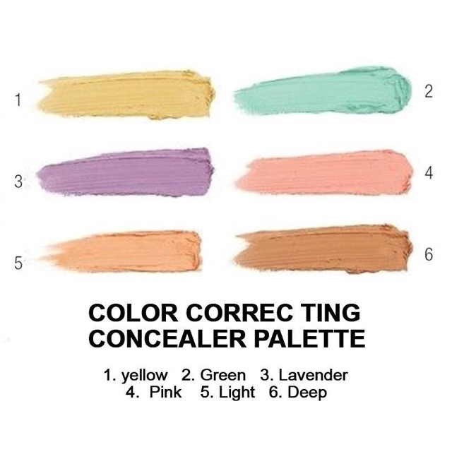 Bảng lem che khuyết điểm  NYX Color Correcting Concealer - Bunny Beauty hàng đủ bill | BigBuy360 - bigbuy360.vn