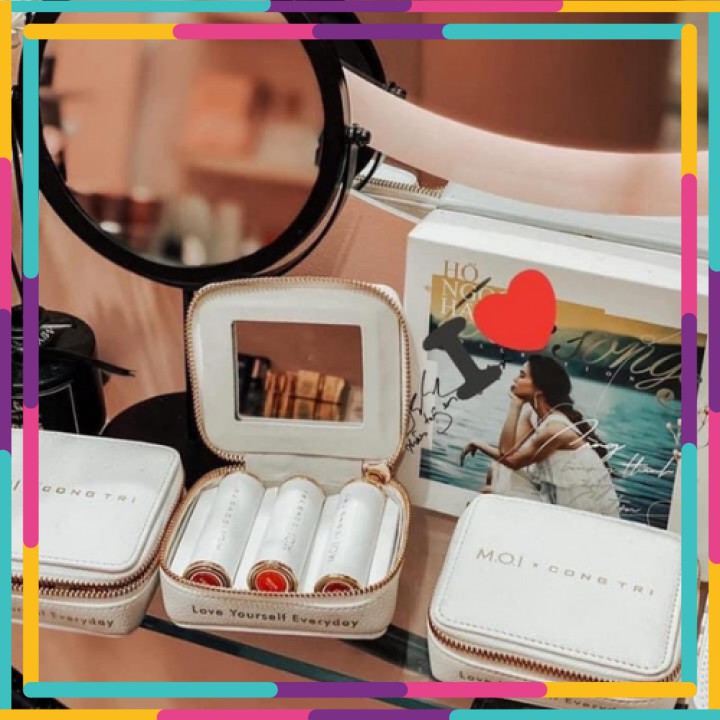 Son M.O.I x Công Trí 2021 Bản Giới Hạn Full 6 Màu , Siêu lì Sét 3 Thỏi Son M.O.I  HỒ NGỌC HÀ [ Auth ] | BigBuy360 - bigbuy360.vn