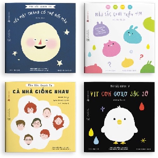 Sách Ehon Nhật Bản - Bộ 4 cuốn màu sắc quanh ta - Dành cho trẻ từ 3 - 6 tuổi