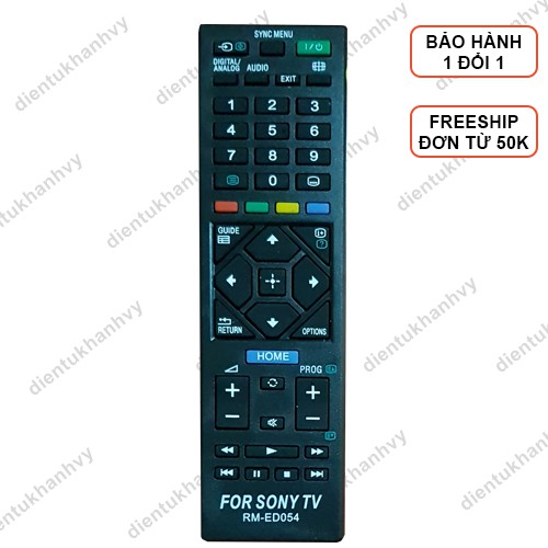 Điều Khiển Tivi Sony RM-ED054 và RM-L1165 Giá Rẻ