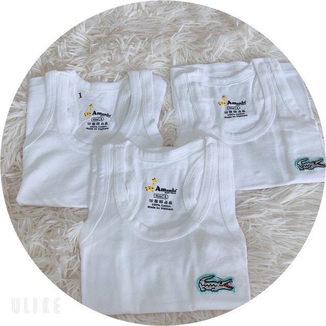 Áo Ba Lỗ Cho Bé ,Áo Thun Cotton 4 Chiều Mặc Mát
