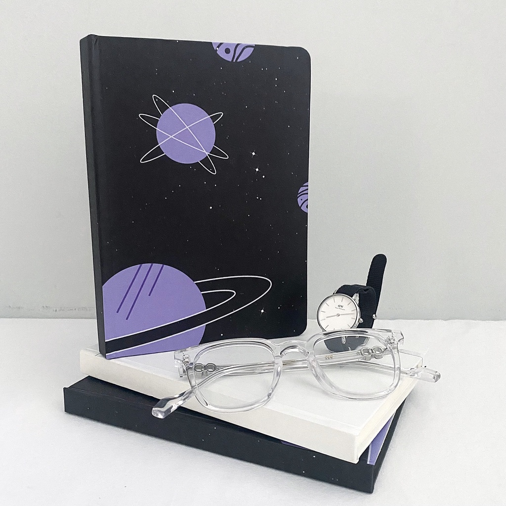Sổ Tay Bullet Journal Bìa Cứng Mee Notebook giấy trơn 100 gsm A5