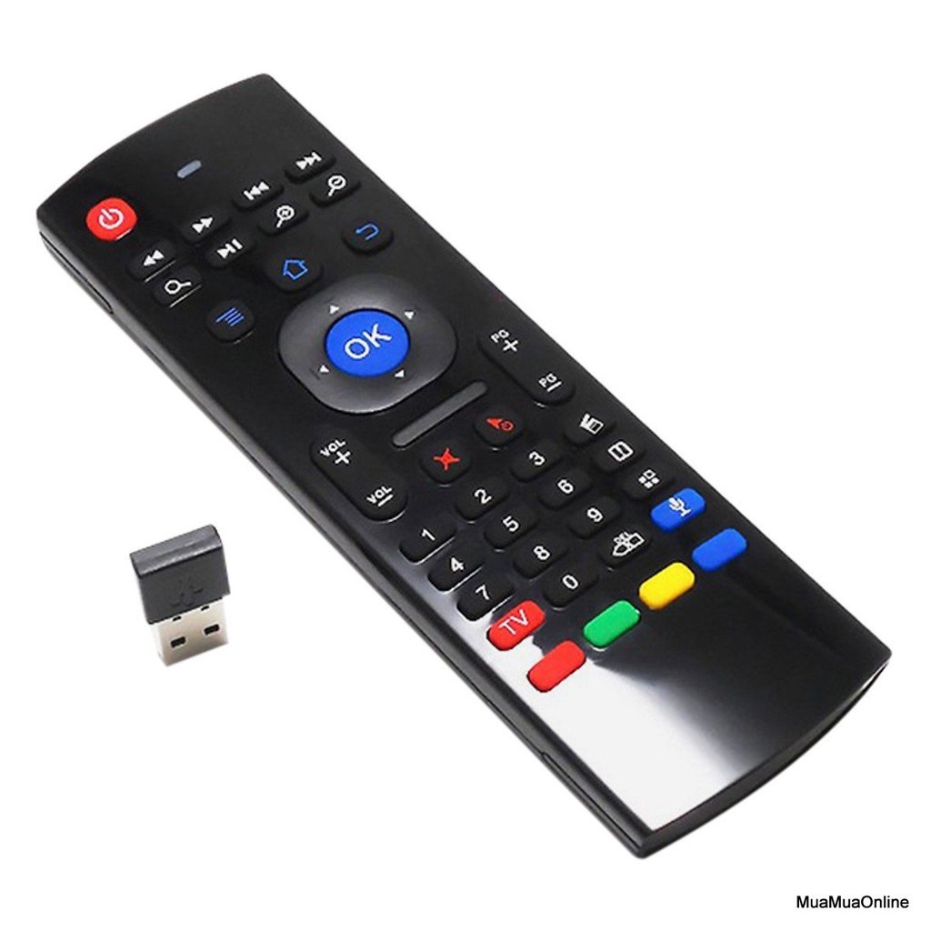 Remote chuột bay điều khiển bằng giọng nói, có bàn phím Qwerty cảm biến trên không KM900