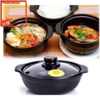 Nồi đất tráng men kho cá thịt size 18cm