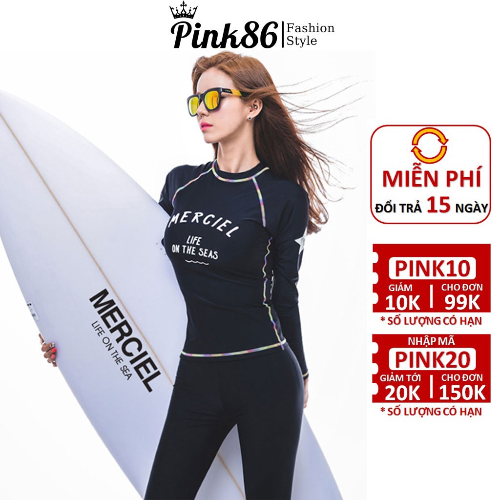 Bộ đồ bơi, tắm biển nữ quần áo dài - BK-224i