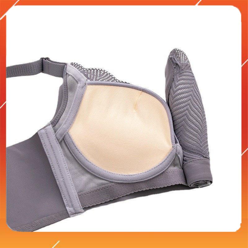 Áo lót nữ cao cấp siêu mềm không gọng nâng ngực quai áo bản to đệm mút 3cm phối ren tiểu thư A19085
