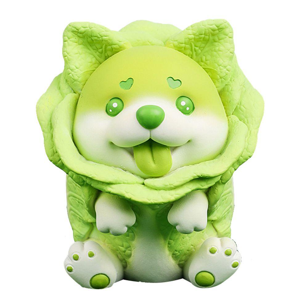 1 Tượng Trang Trí Hình Chú Chó Chihuahua Cabbage Shiba Dễ Thương