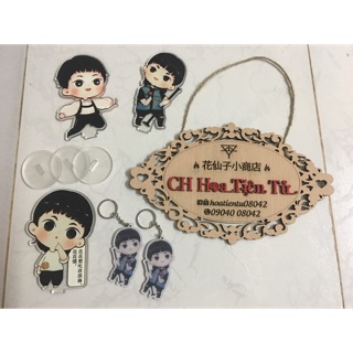 Móc khoá và để bàn Hoa ú (chibi HCY Hoa Thần Vũ)