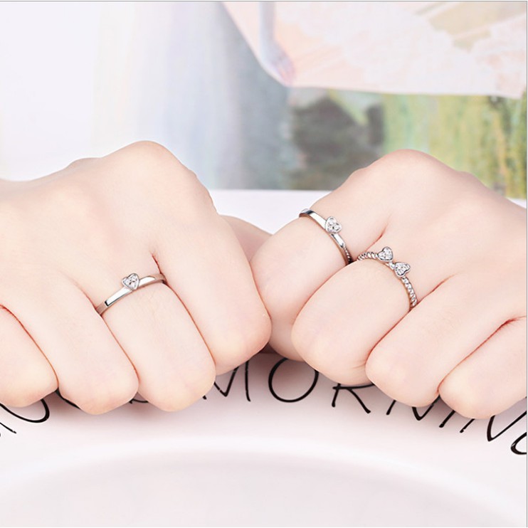 Nhẫn Nữ Đính Đá 3 Trong 1 Cỏ 4 Lá May Mắn Sang trọng Cho Nữ - XB-N37 Bảo Ngọc Jewelry