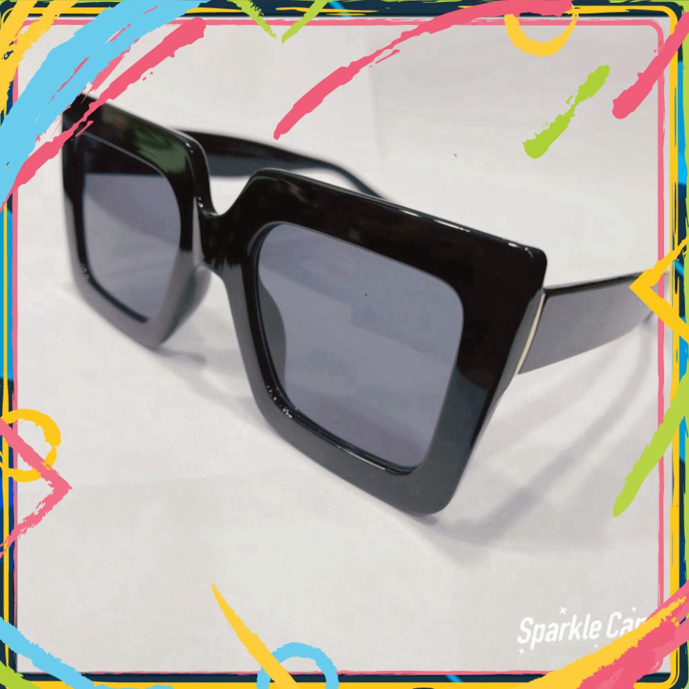 [Free Ship] Kính Mát Gọng Vuông cỡ lớn Chống Tia Uv Thời Trang Cho Nữ