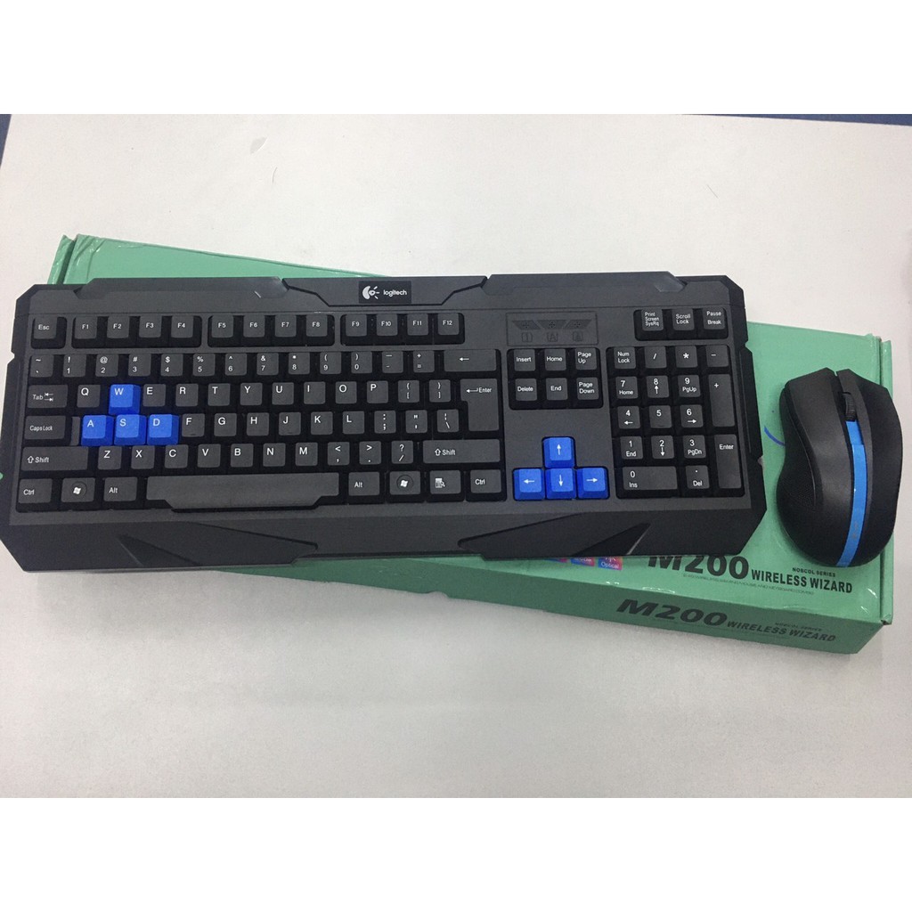 COMBO PHÍM CHUỘT KHÔNG DÂY LOGITECH M200