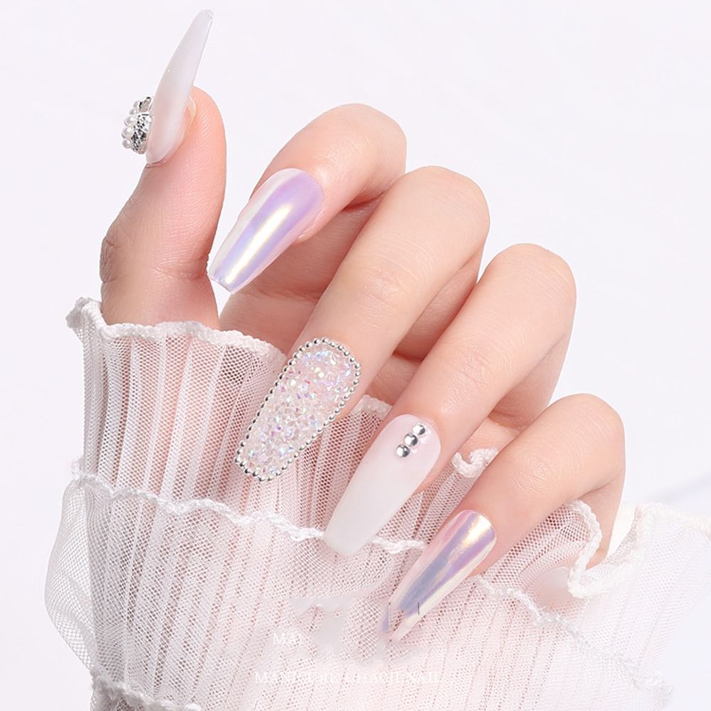 [Hàng mới về] Kim cương giả trang trí móng tay nghệ thuật lấp lánh sành điệu