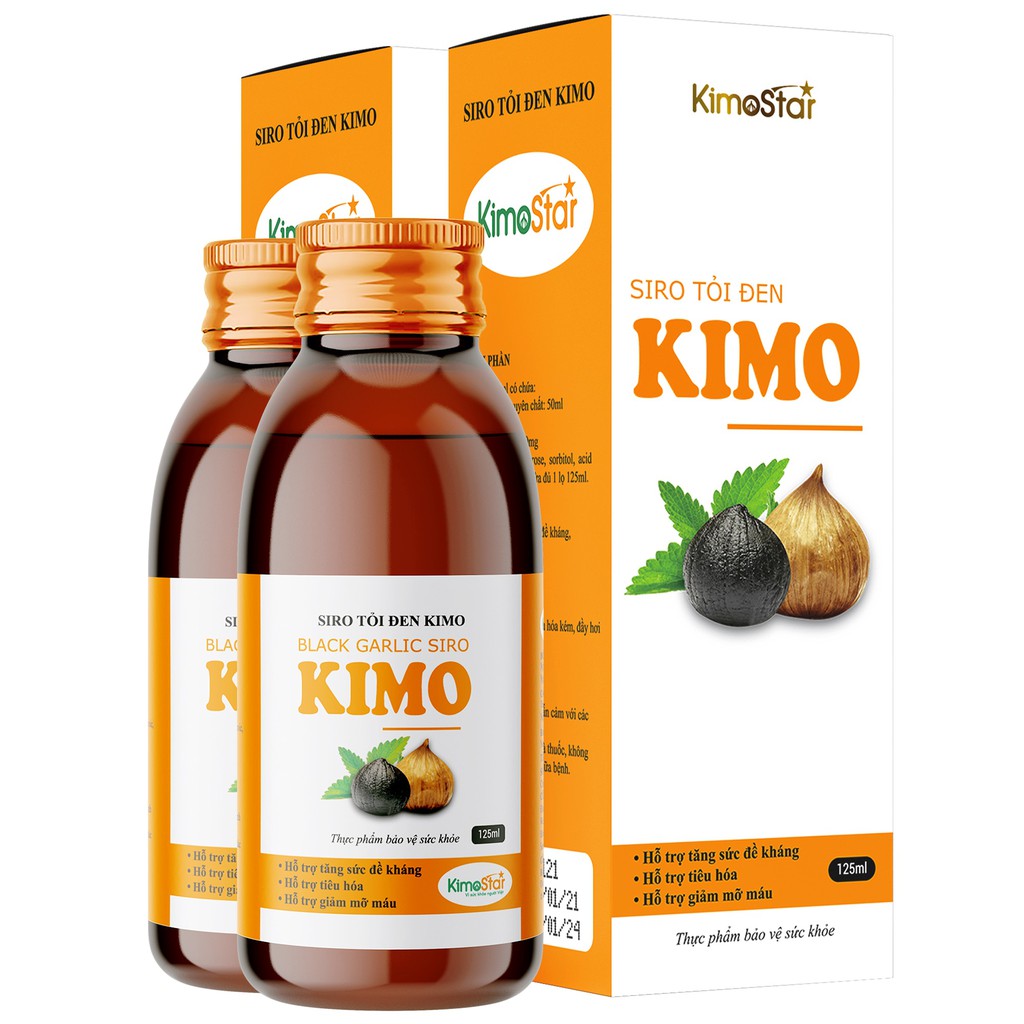 Siro Tỏi Đen Kimo - Chăm Sóc Sức Khỏe Toàn Diện Cho cả Gia đình, hết ho, sổ mũi, cảm cúm, tăng đề kháng