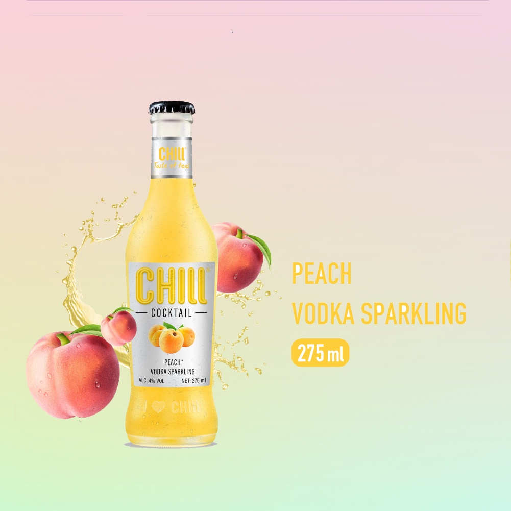 Thùng 6 chai Chill Cocktail Original mix vị 275ml/chai