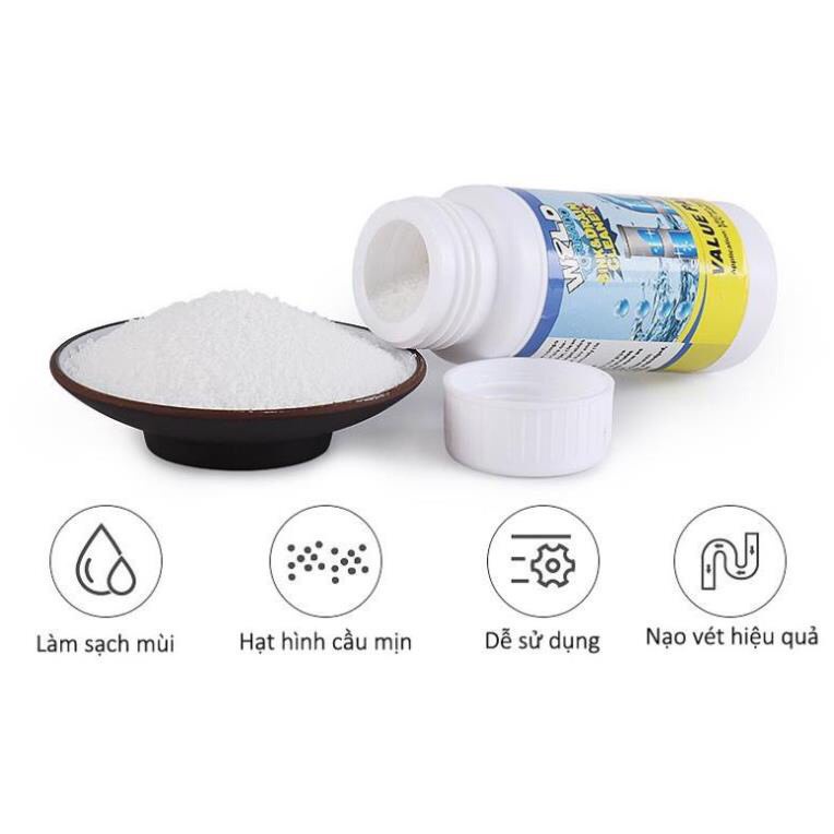 Bột thông tắc cống thần thánh đa năng xử lý triệt để cặn bã, thất thải