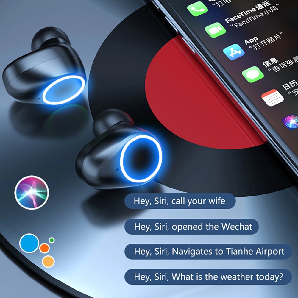 Tai Nghe Bluetooth Không Dây TWS M12 Chống Tiếng Ồn Kèm Mic