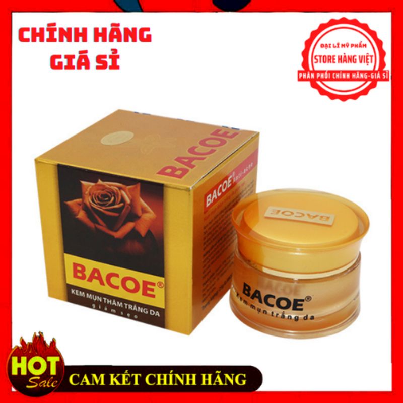 Bacoe kem mụn trắng da 25g