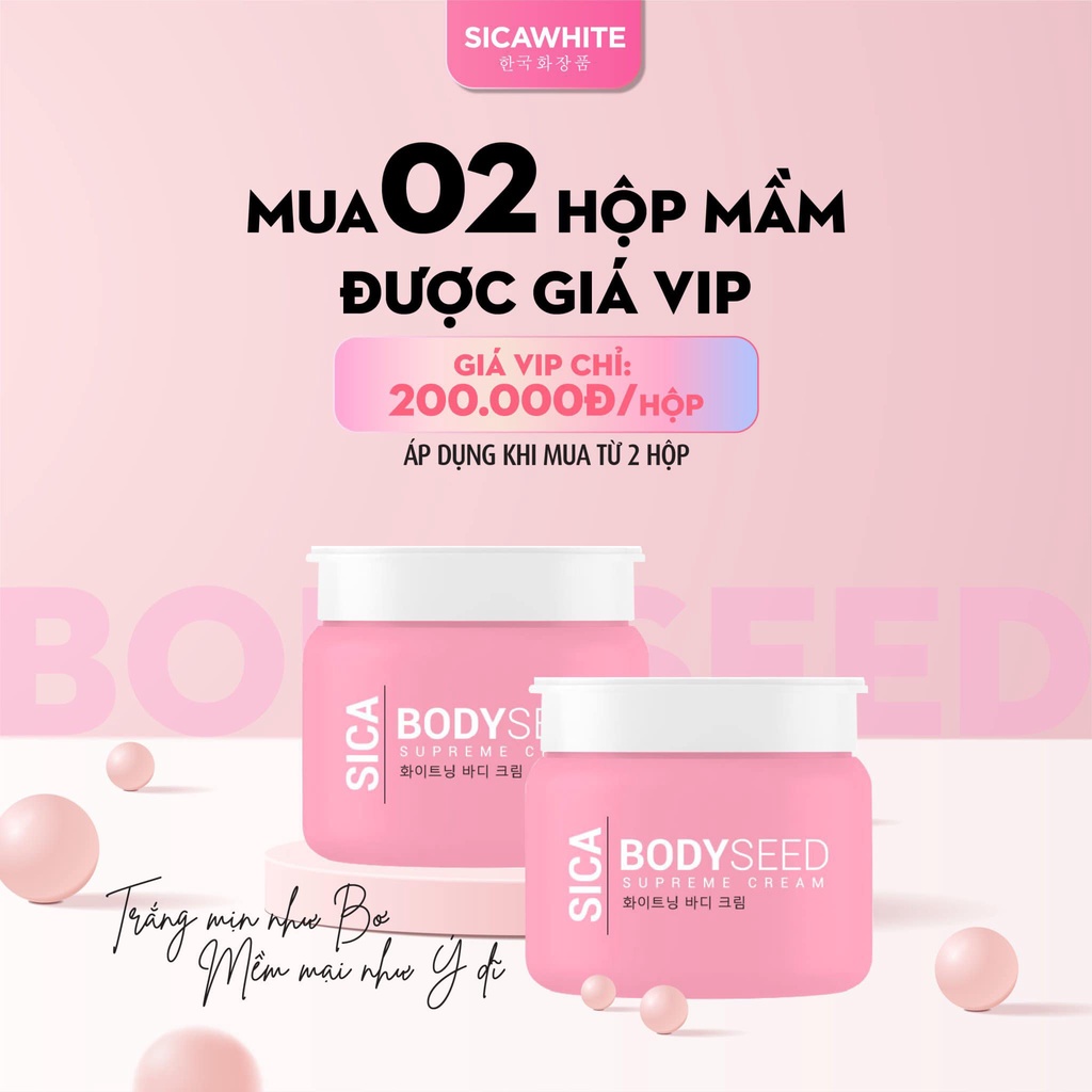 Kem dưỡng trắng - Body Mầm Sica | BigBuy360 - bigbuy360.vn